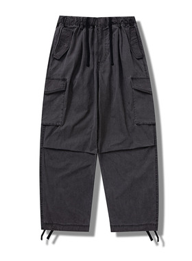 DRIVESTRAIGHT 25SS支线日系休闲蜡染水洗做旧大口袋工装军裤3.0