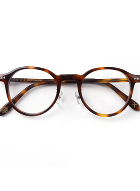 DRIVE STRAIGH&目奈 合作款2.0日系板材圆框国潮眼镜架男女通用