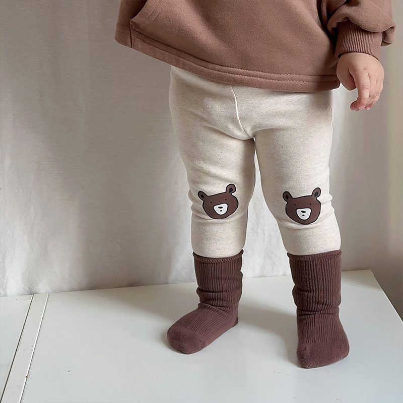 韩版2025春秋季新款婴童打底裤男女宝宝时尚百搭长裤卡通洋气裤子,童装/婴儿装/亲子装,裤子,淘宝优惠券,粉丝福利购,淘宝优惠卷