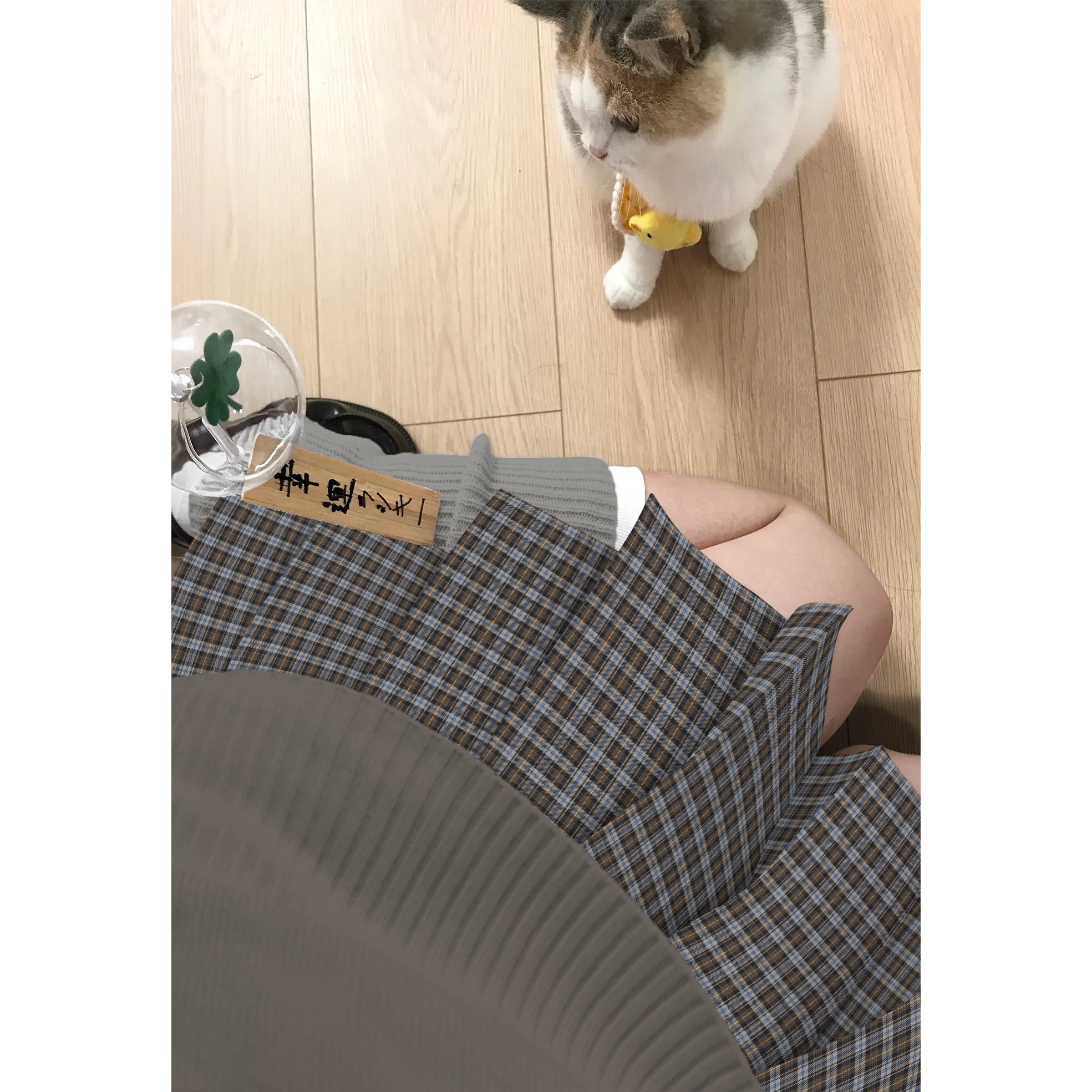 猫千姬新款原创jk格裙