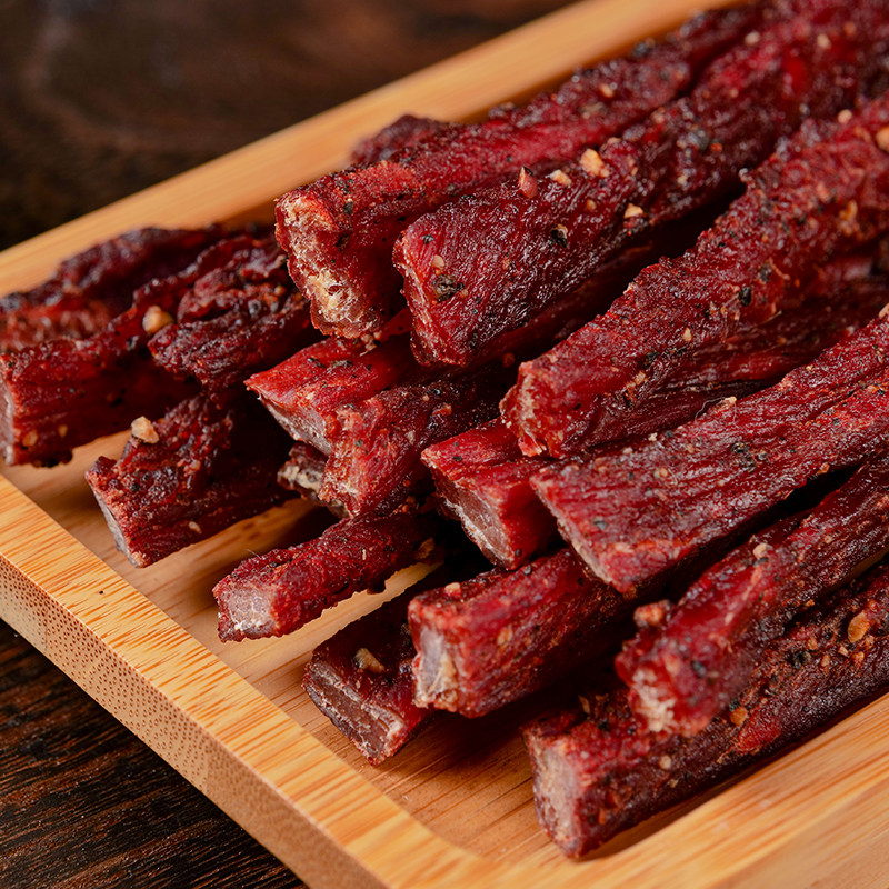 富崎乐手撕风干猪肉干超干正宗麻辣休闲耐嚼小吃零食特产熟食即食