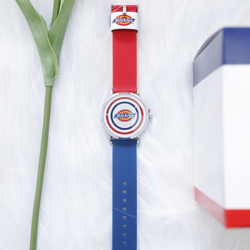 dickies帝酷适旗舰潮流彩色小标靶手表女情侣手表男cl-93