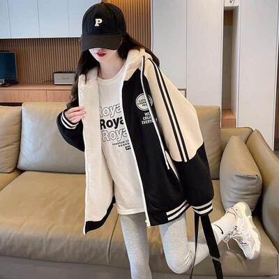 早秋棒球子服女秋休闲百搭大童外春套202RSQ5新款初高学生小个夹