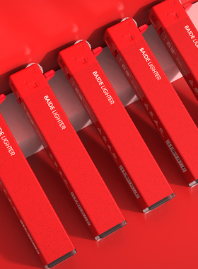 百得新款防爆高档时尚红红火火招财网红一次性砂轮打火机ins新年