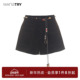 下装 wana 新款 女款 try双口袋复古灯芯绒咖色短裤 含腰链2025秋季
