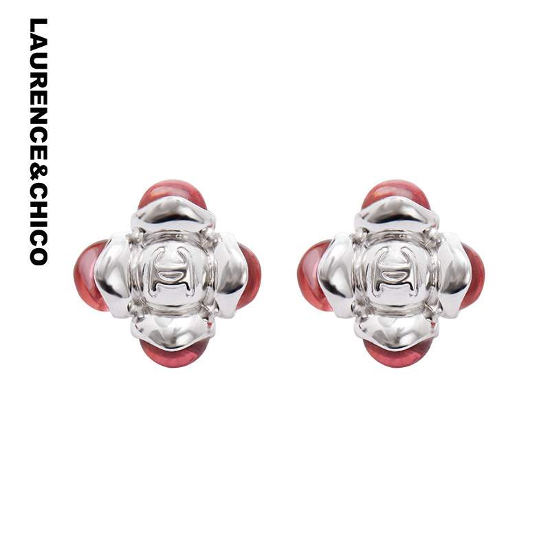 LC 四边花耳钉粉色女2023年春季新款/L&C,服饰配件/皮带/帽子/围巾,其他配件,淘宝优惠券,粉丝福利购,淘宝优惠卷