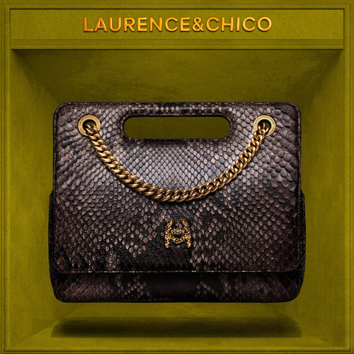 Laurence&Chico珍贵蛇皮大容量