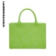Chico绿色牛仔Tote包 Laurence 中号C4AE10321034