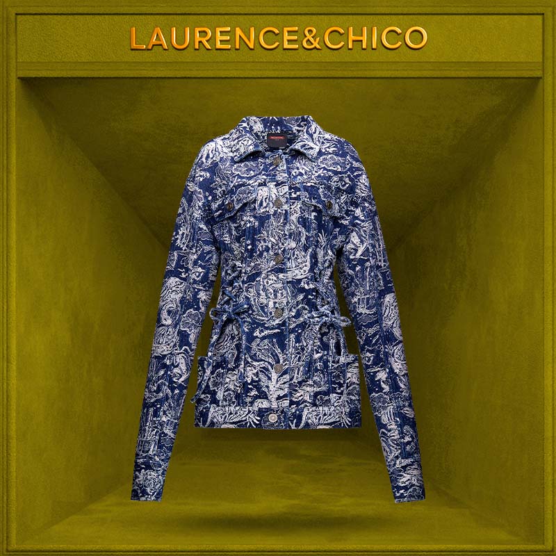 LaurenceChico天中花园牛仔外套