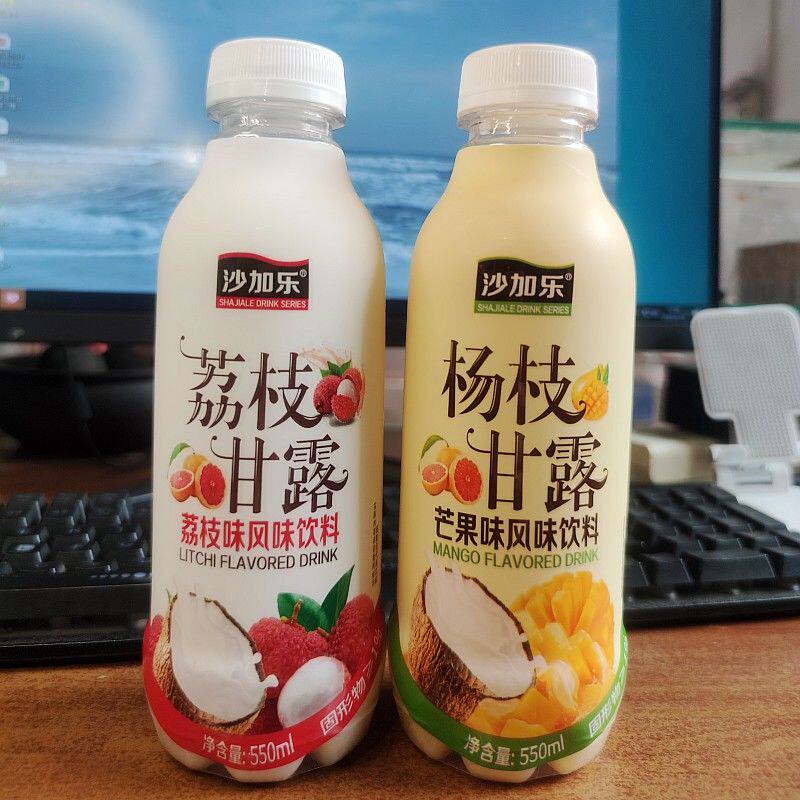 沙加乐荔枝甘露杨枝甘露芒果味风味饮料550ml整箱