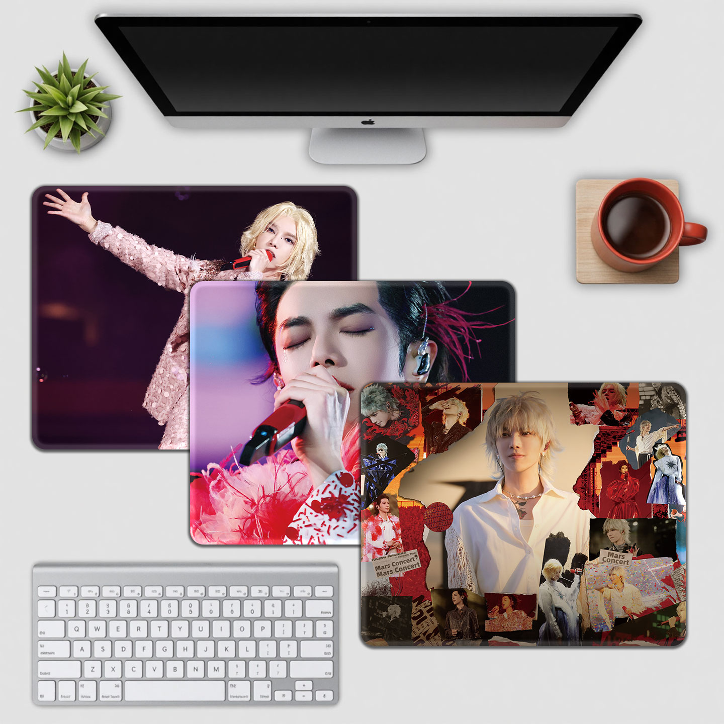 华晨宇鼠标垫火星演唱会周边小号