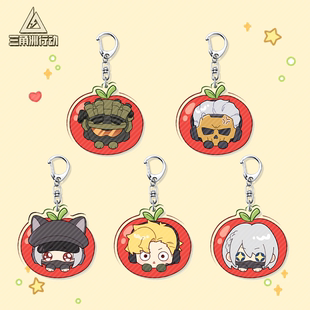 三角洲行动周边圣诞节麦晓雯露娜红狼银翼疾风蜂医钥匙扣立牌摆件