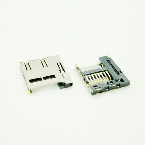 T-Flash TF卡座内焊接 TF自弹卡座 内存卡座 内接 连接器