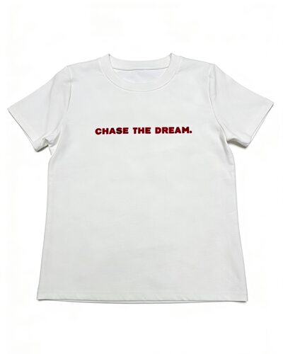 【悟空专享】新品植绒字母印花圆领短袖T恤女2001-17