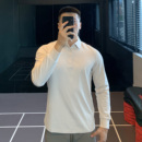 t恤免烫内搭打底秋冬 长袖 IRONTRAP260G重磅索罗娜棉polo衫 男修身