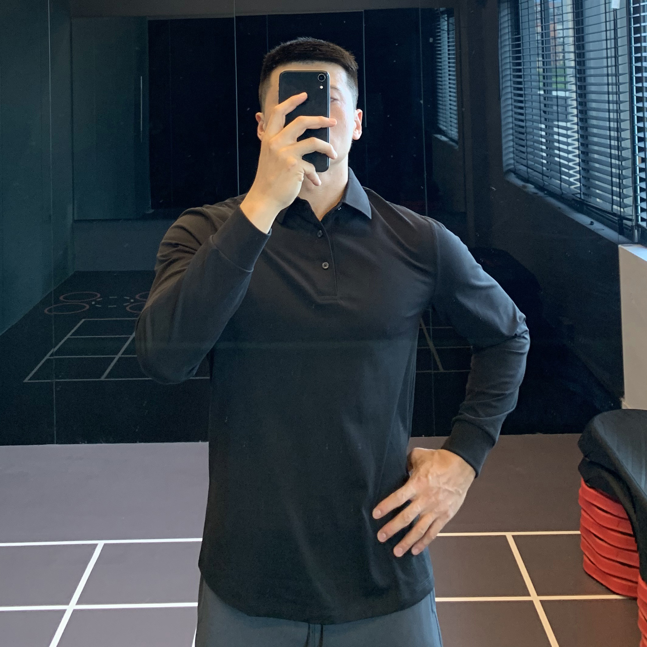 260G重磅索罗娜棉polo衫修身长袖