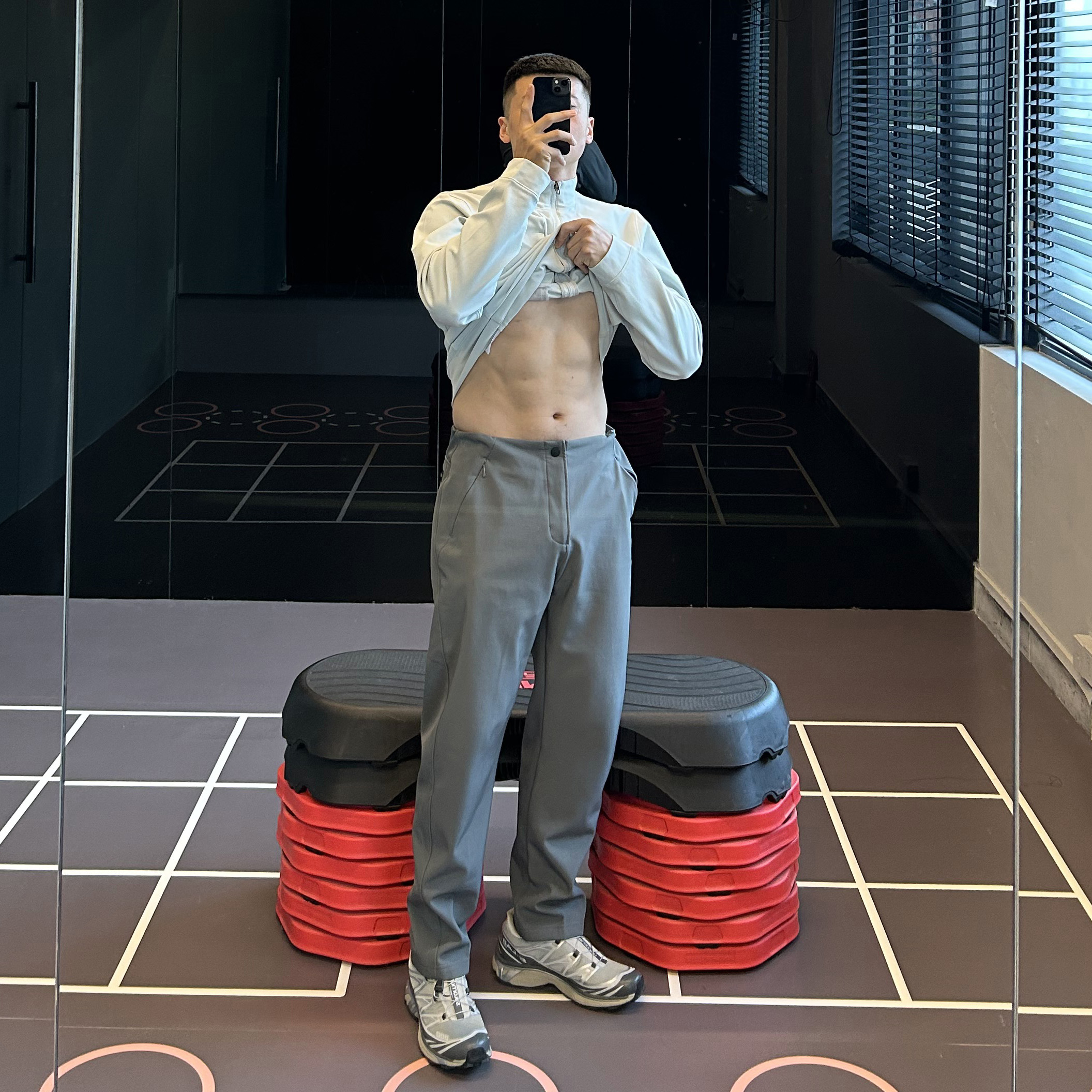 运动直筒长裤男速干宽松训练裤秋