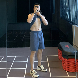 健身训练篮球运动裤 夏季 棉 男宽松弹力抽绳五分裤 irontrap速干短裤