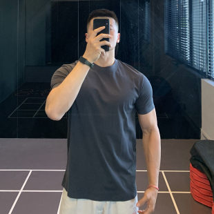 半袖 irontrap重磅260G液氨棉短袖 薄款 夏季 运动健身衣弹力 T恤男士