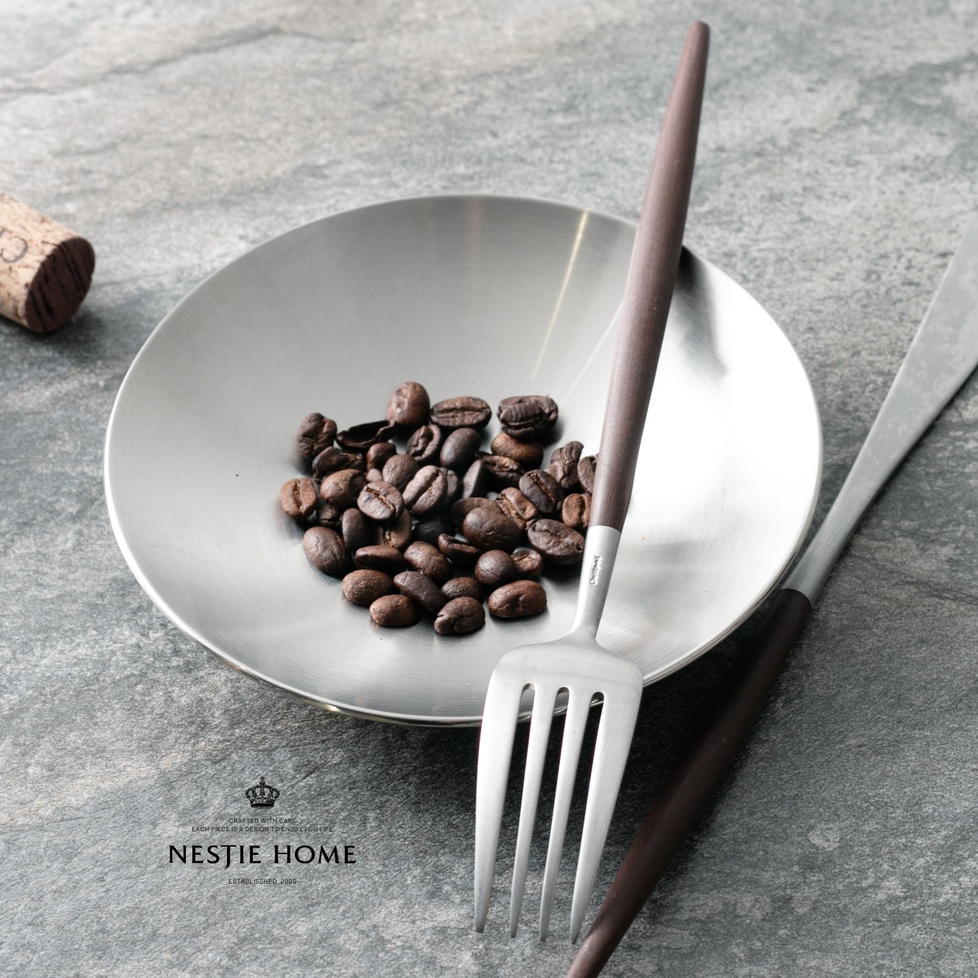 小怪兽食品级不锈钢小盘子碟子