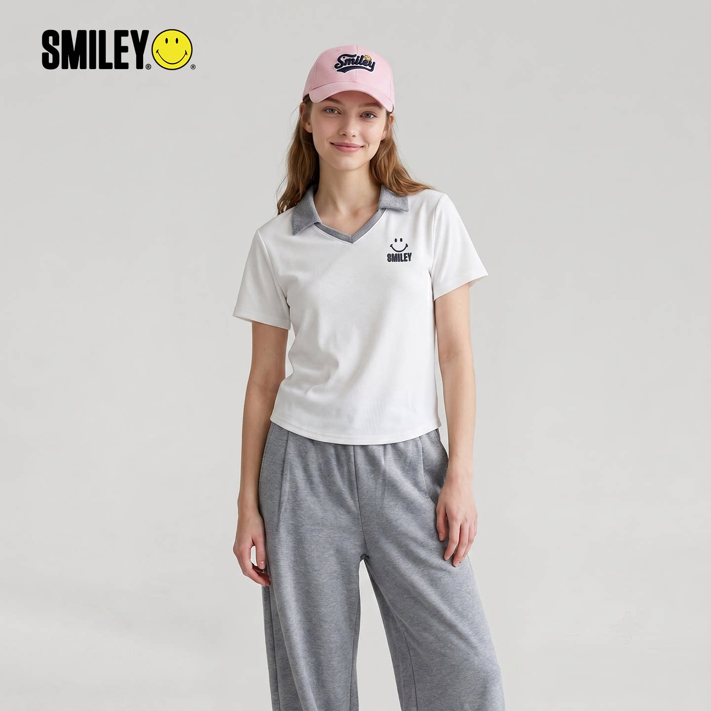 SMILEY微笑宝贝短袖T恤女