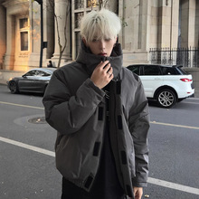 美式短款羽绒棉服男款冬季可拆卸连帽外套cleanfit解构设计感加厚