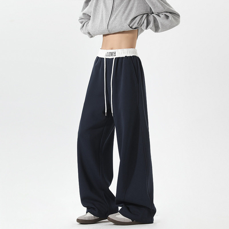 马吉拉美式高街复古弯刀卫裤