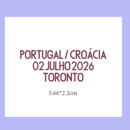 2026葡萄牙对阵克罗地亚对赛小字Portugal Match Details热转印
