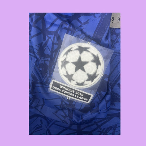 2019欧联杯卫冕臂章切尔西专用WINNERS 2019 Patch热转印印字