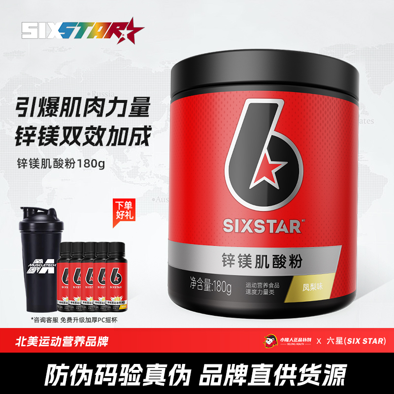 SIXSTAR/六星锌镁肌酸180g