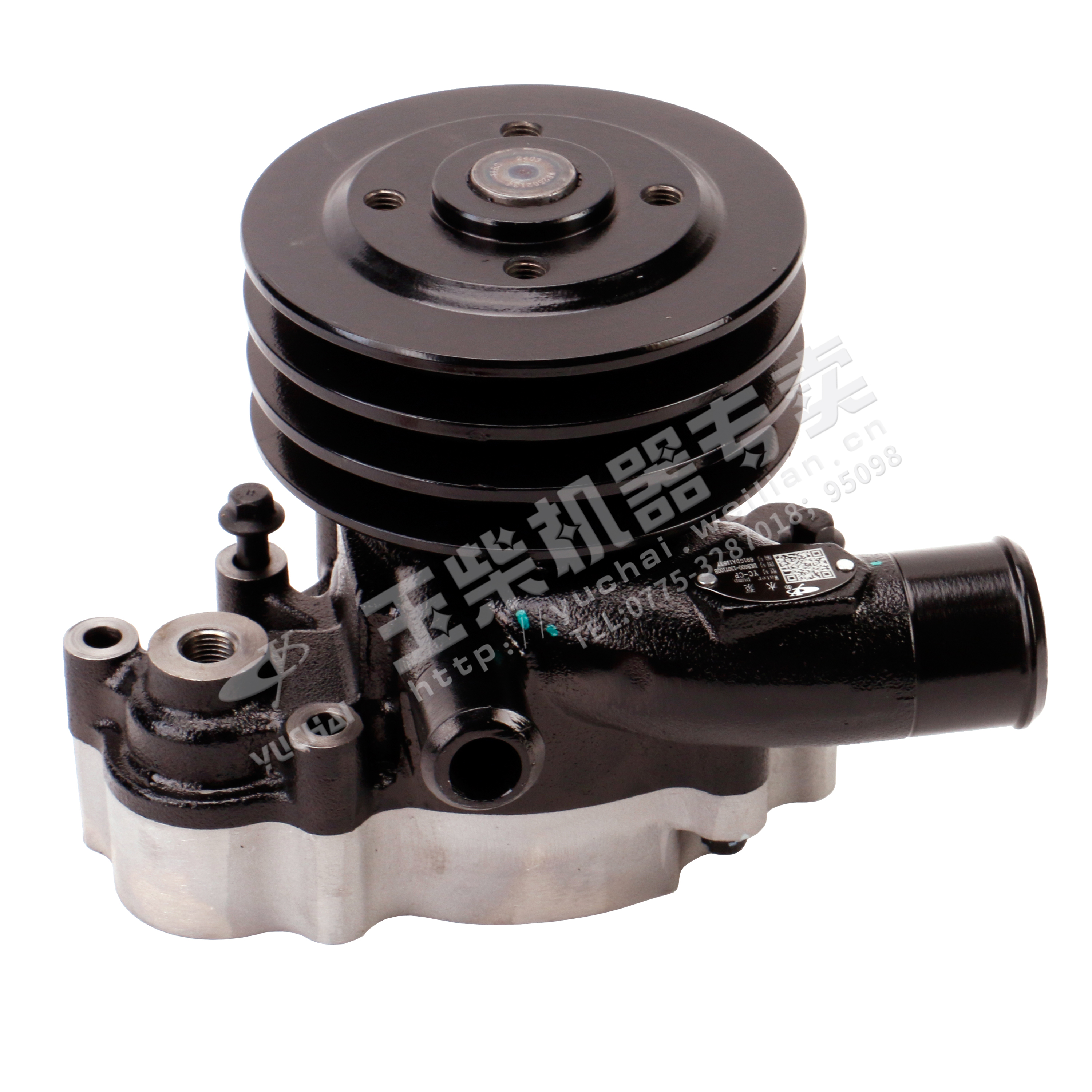 新源远山C75/C80G4轮式挖掘机配件大全 玉柴柴发动机水泵总成4FA