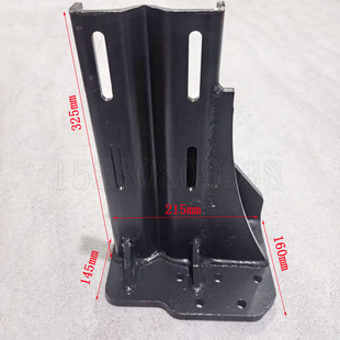 挖掘机配件 780轮式 空压机打气泵支架底座固定铁块 775 远山765