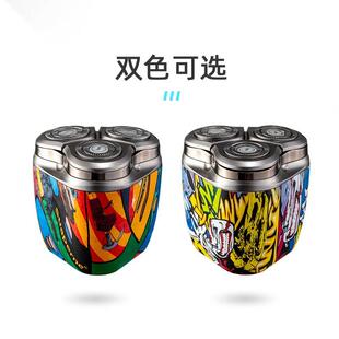 充电款有色剃毛迷你3刀头电动剃须刀刮胡刀男士便携式剃胡刀