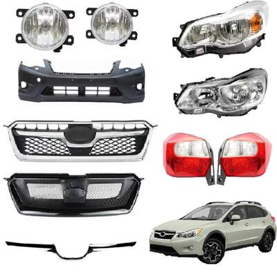 适用2013-15斯巴鲁 XV Crosstrek汽车前保险杠大灯雾灯尾灯配件