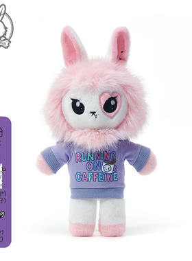 PLUSHIE DREADFULS兔子玩偶粉色灰色毛绒公仔治愈生气高端安抚