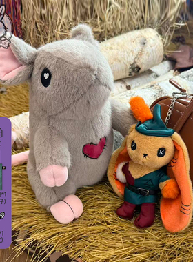 PLUSHIE DREADFULS毛绒公仔包挂件兔子玩偶巨鼠花衣魔笛手礼物