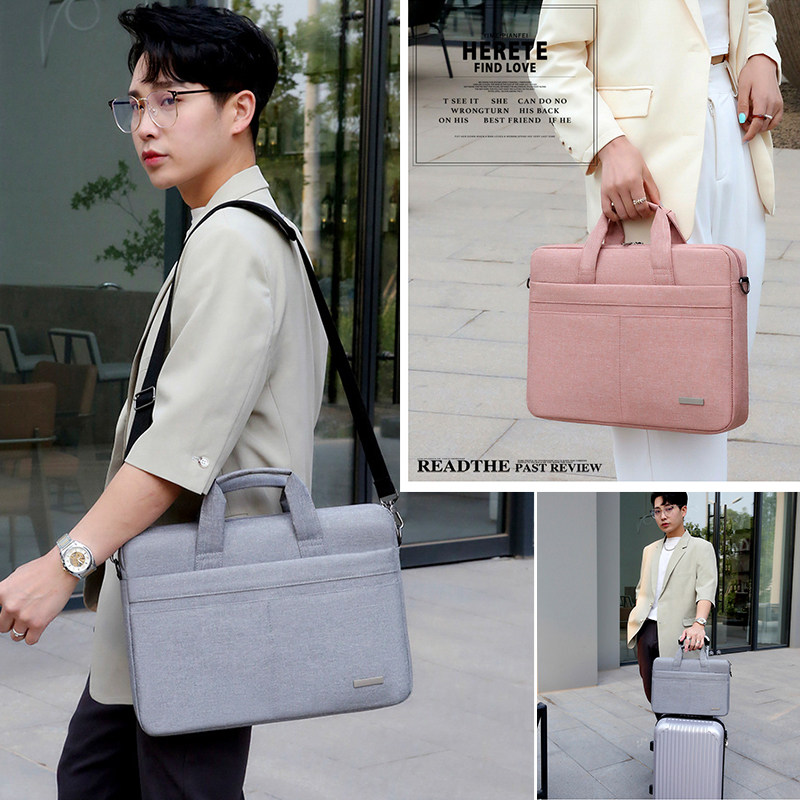 2025Apple苹果电脑包13.6寸MacBook Air13/15M4芯片手提包Pro14/16寸笔记本保护套A3240男女单肩斜跨包商务