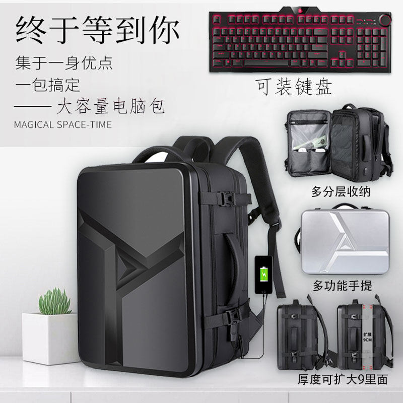 18寸华硕ROG魔霸/枪神7 Plus双肩包雷蛇灵刃18背包天选3 4 Plus可放键盘魔霸新锐电脑包17.3笔记本男大容量包