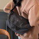 楠小姐2026饺子包女尼龙布帆布大容量学生上课上班骑行通勤斜挎包