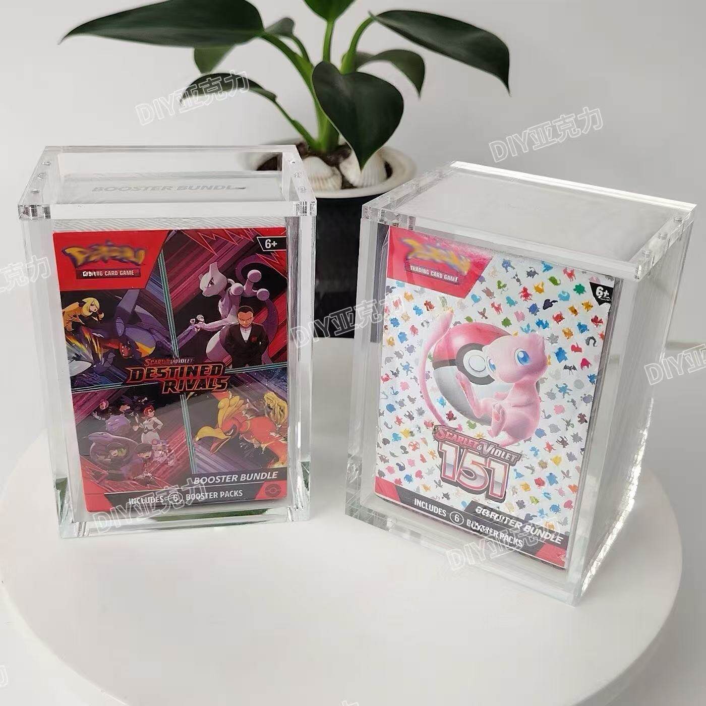 亚克力磁吸盒适用于宝可梦PTCG  Booster bundle防UV高透收纳展示