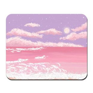 油画鼠标垫小号便携护腕软垫笔记本电脑桌面垫办公书桌垫支持定制