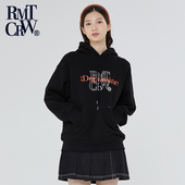 卫衣多巴胺手指图案上衣 连帽纯色男女同款 RomanticCrown春季 新款