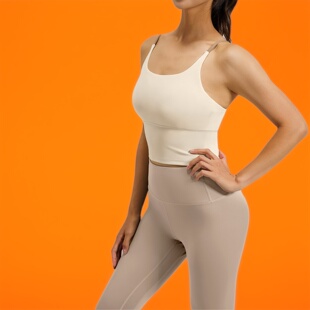 肥小棉品牌新款拼接瑜伽套装防震聚拢无痕美背运动健身服背心女款