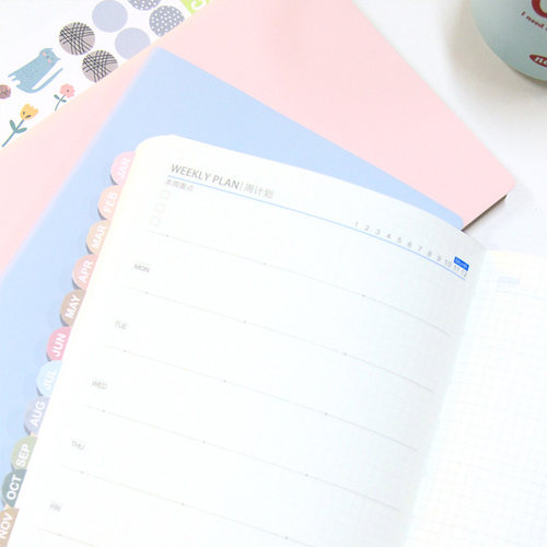 轻听A5自填日期周计划手册1周2页