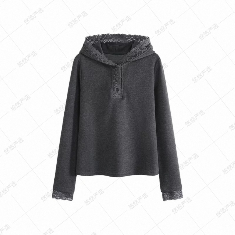 【加厚版4.0羊脂玉】双面磨毛果冻暖绒蕾丝边长袖