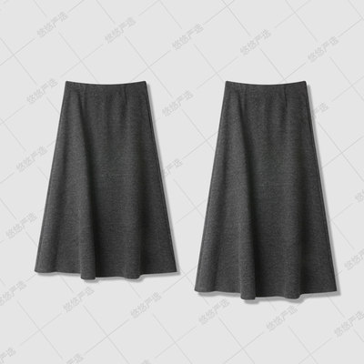 【悠悠粉丝专享】加厚绵羊毛收胯半身裙~带口袋