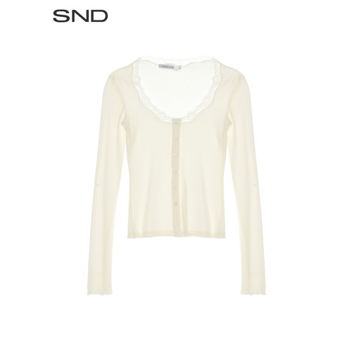 SNDSS26U领修身开襟上衣