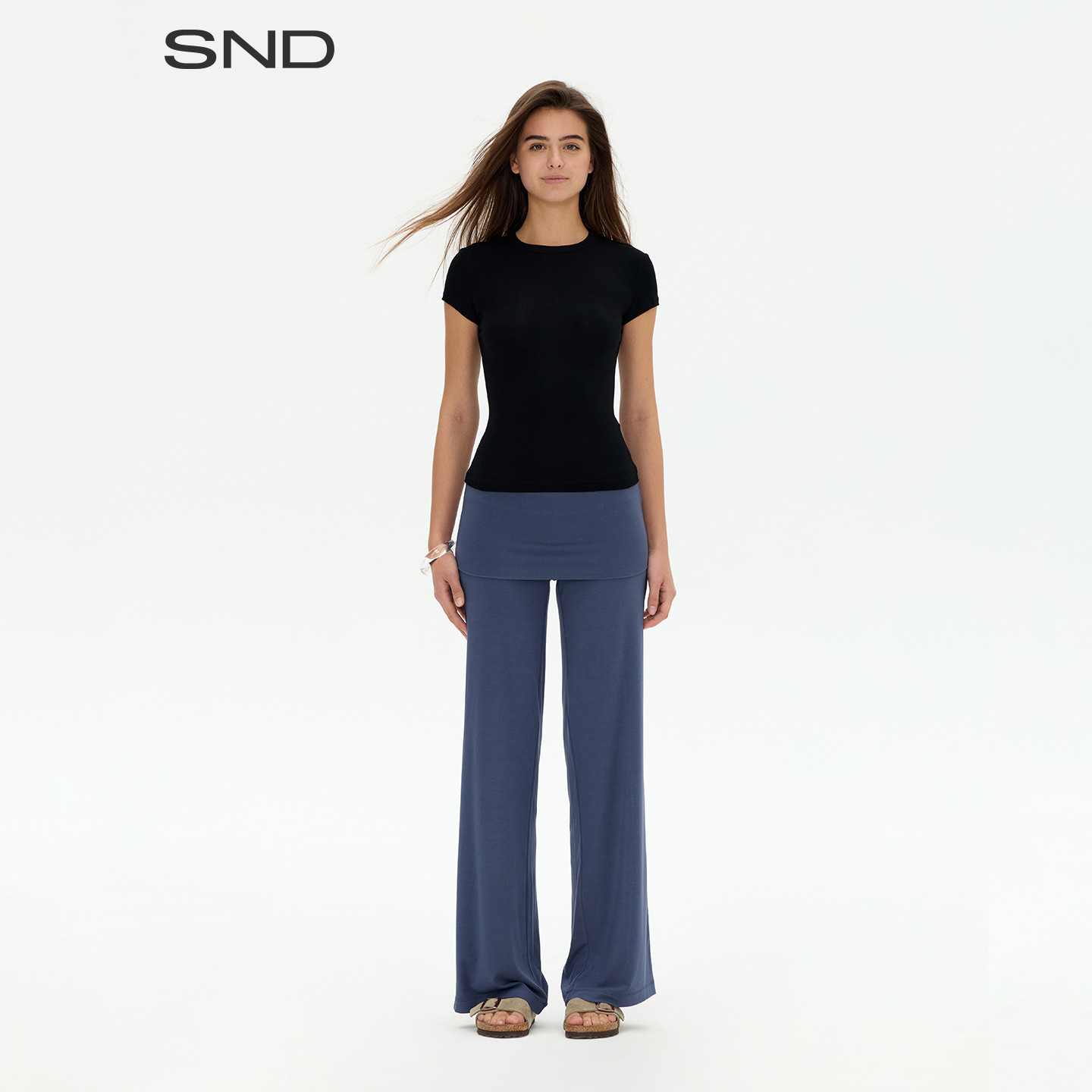 【FaxCopyExpress 设计师品牌】SND SS26 伸展百搭经典修身短袖