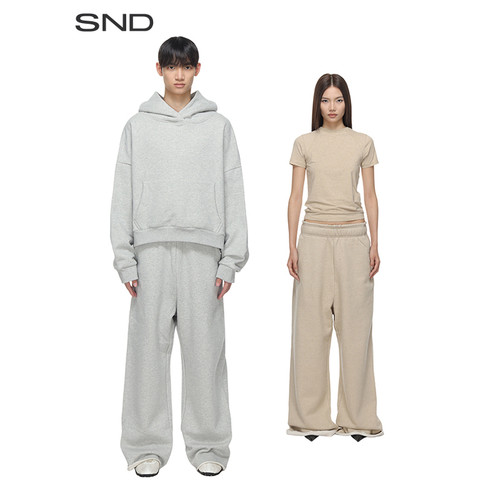 AW25松紧休闲长裤男女同款