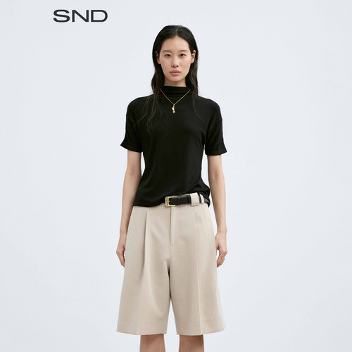 SNDPF26立领两穿短袖打底衫